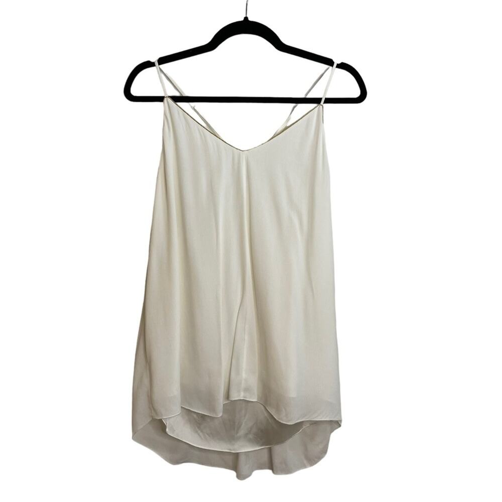 Babaton Aritzia Cream Gold Trim Racerback Cami